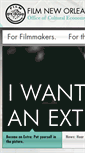 Mobile Screenshot of filmneworleans.org